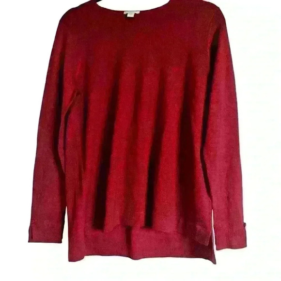 JJill‎ Sz S 100% Merino Wool Washable Sweater Fall Lightweight Office Holiday - Picture 1 of 11
